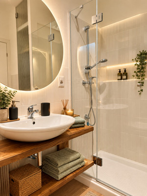 Foto del bagno Panorama Apartment Merano