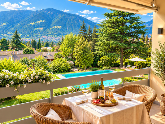 Foto del balcone Panorama Apartment Merano