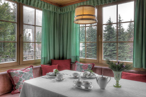 Il ristorante Corvara Berghotel Ladinia
