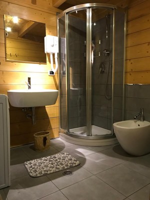 Foto del bagno Appartamento nelle Dolomiti