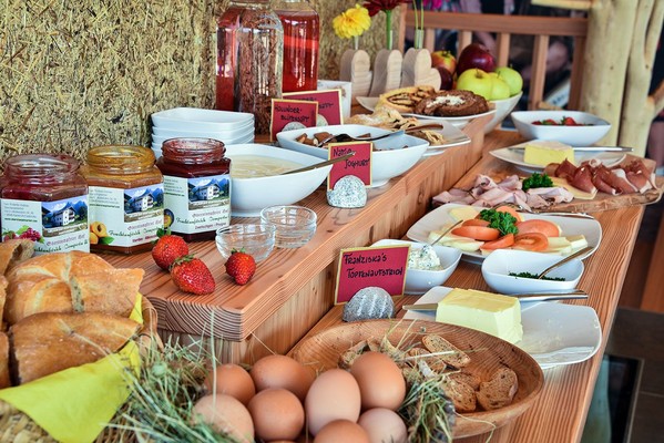 La colazione Appartamenti in agriturismo Krahof