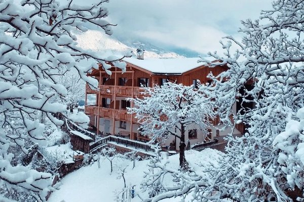 Foto invernale di presentazione Appartamenti in agriturismo Gschlunerhof