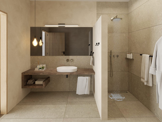 Photo of the bathroom Farmhouse apartments Pilgram Lodges