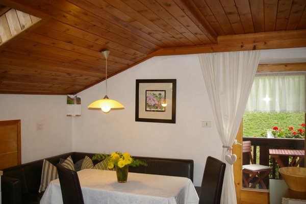 La zona giorno Appartamenti in agriturismo Rundschuhhof