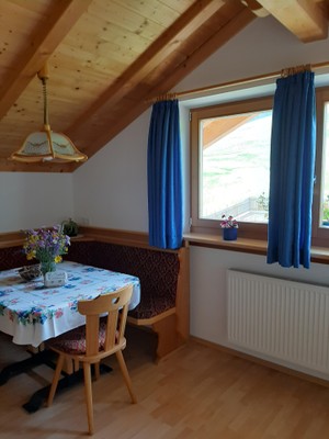 Der Wohnraum Ferienwohnungen auf dem Bauernhof Paulrainer
