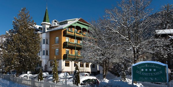 Winter Präsentationsbild Residence Dolomitenhof