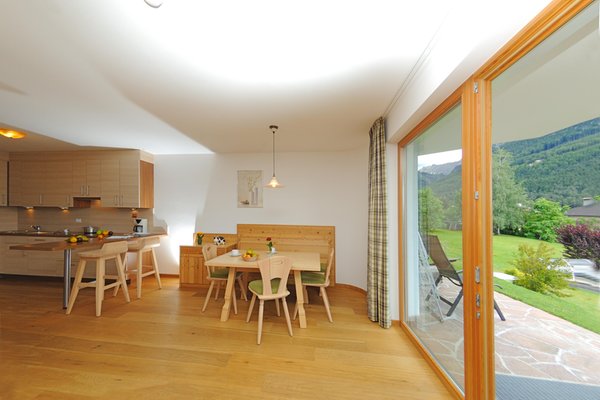 La zona giorno Residence Nussbaumer