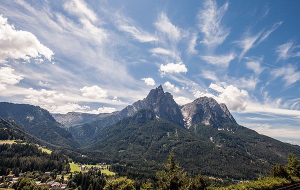 Aussicht Seis am Schlern