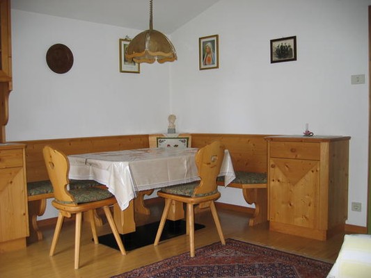 La zona giorno Appartamenti Burgfrieden