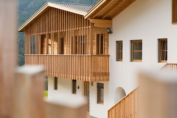 Foto esterno Appartamenti in agriturismo Aussergost