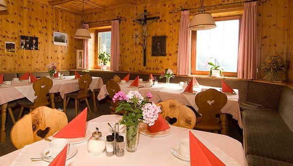 Il ristorante Siusi allo Sciliar Kamaunhof