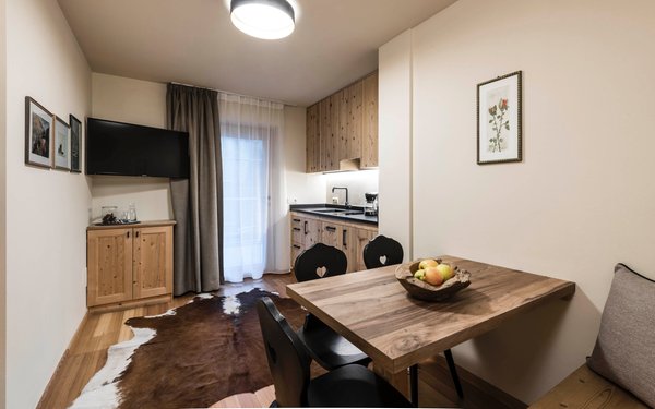 La zona giorno Residence Presulis