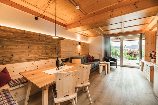 La zona giorno Residence Wellness & Relax Wolfgang