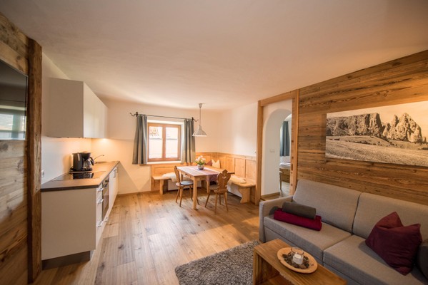 Der Wohnraum Ferienwohnungen auf dem Bauernhof Braunhof