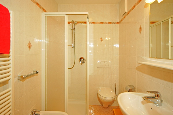 Foto del bagno Appartamenti in agriturismo Pulserhof