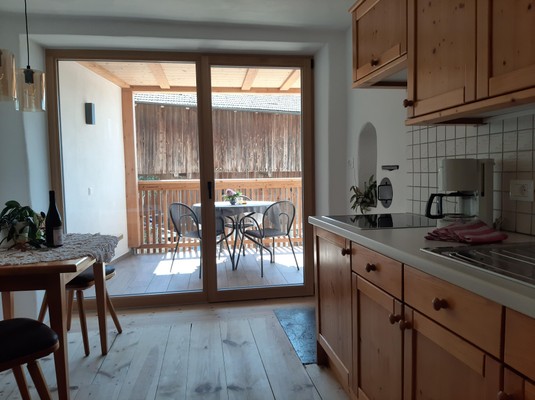 La zona giorno Appartamenti in agriturismo Runkerhof