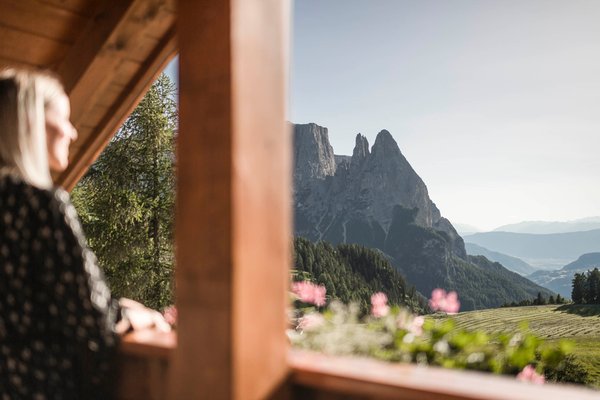 Foto del balcone Rosa ECO Alpine Spa