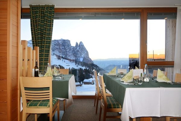Il ristorante Alpe di Siusi Berghotel Zorzi