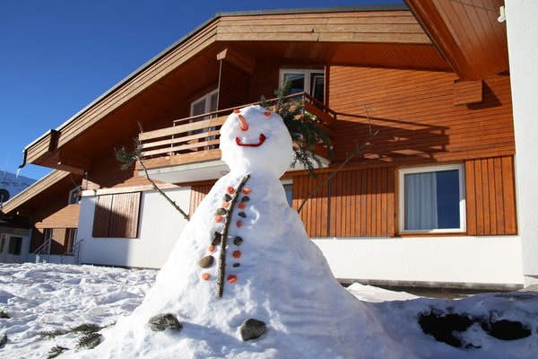 Foto esterno in inverno Apartments Obexer