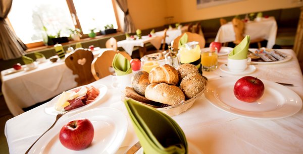 La colazione Rifugio-Hotel Mahlknechthütte