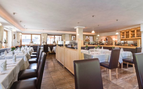 Il ristorante Corvara Villa Tony - Small Romantic Hotel