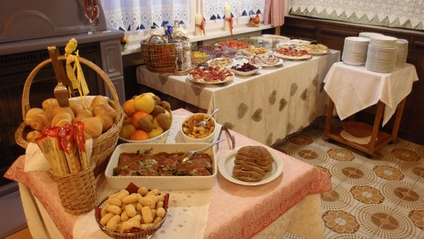 Il ristorante Caprile Aurora