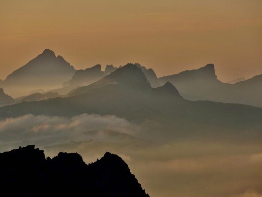 Panoramic view San Vigilio / St. Vigil