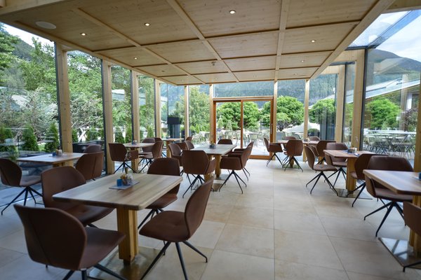 Das Restaurant Sand in Taufers Alpinum