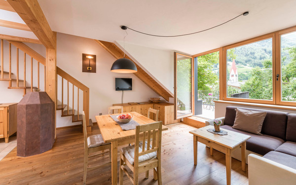 The living area Naturresidenz Mair zu Hof