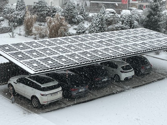 Der Parkplatz Ferienwohnungen Sand