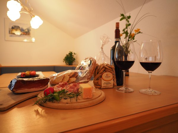 La zona giorno Appartamenti Loderhof