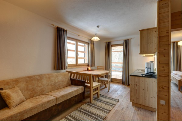 The living area Farmhouse apartments Hofschänke Schüsslerhof