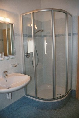 Foto del bagno Appartamenti in agriturismo Luggishof