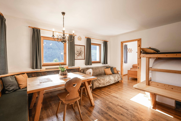 Das Wohnzimmer Ferienwohnungen auf dem Bauernhof Rieplechn