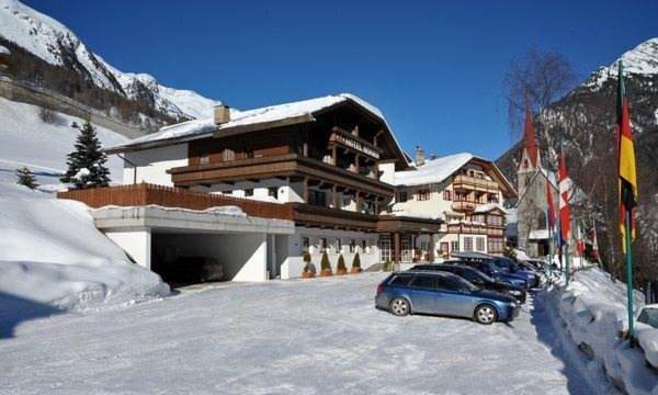 Foto invernale di presentazione Hotel Berger
