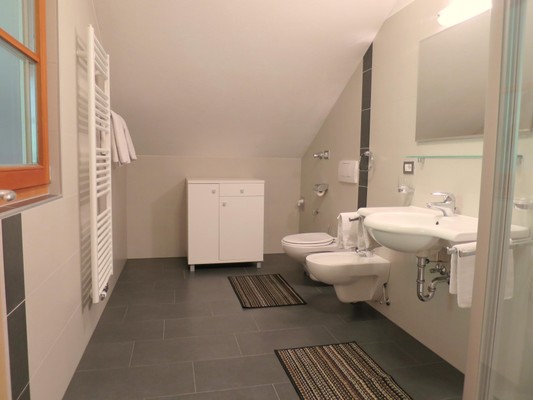 Photo of the bathroom Farmhouse apartments Auerhof