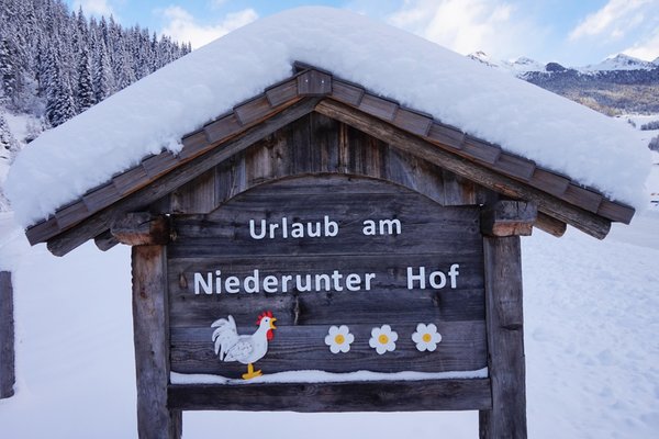 Foto esterno in inverno Niederuntererhof