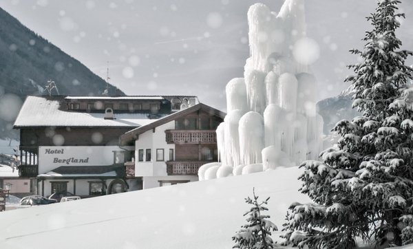 Foto invernale di presentazione Hotel Bergland