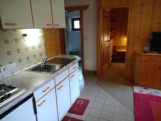 La zona giorno Pensione + Residence Knappenhof