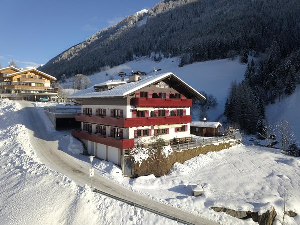 Foto invernale di presentazione Garni Waldeck