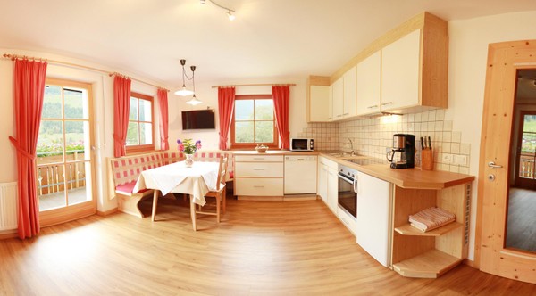 The living area Farmhouse apartments Mitterlembach
