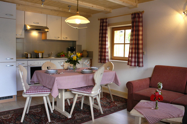 The living area Farmhouse apartments Unterklammhof
