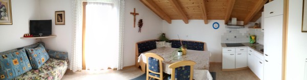 The living area Farmhouse apartments Untertrippachhof
