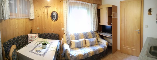 The living area Farmhouse apartments Untertrippachhof