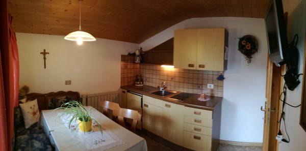 The living area Farmhouse apartments Untertrippachhof