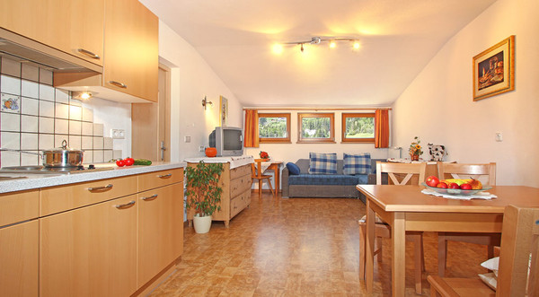 La zona giorno Appartamenti in agriturismo Weißenbachlhof