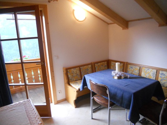 La zona giorno Appartamenti in agriturismo Hanskofl