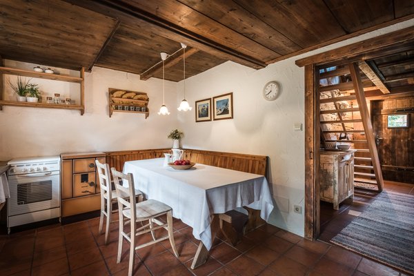 La zona giorno Appartamenti in agriturismo Ebner
