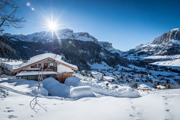 Foto Außenansicht im Winter Col da Vënt