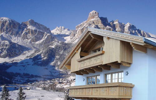 Photo exteriors in winter Col da Vënt